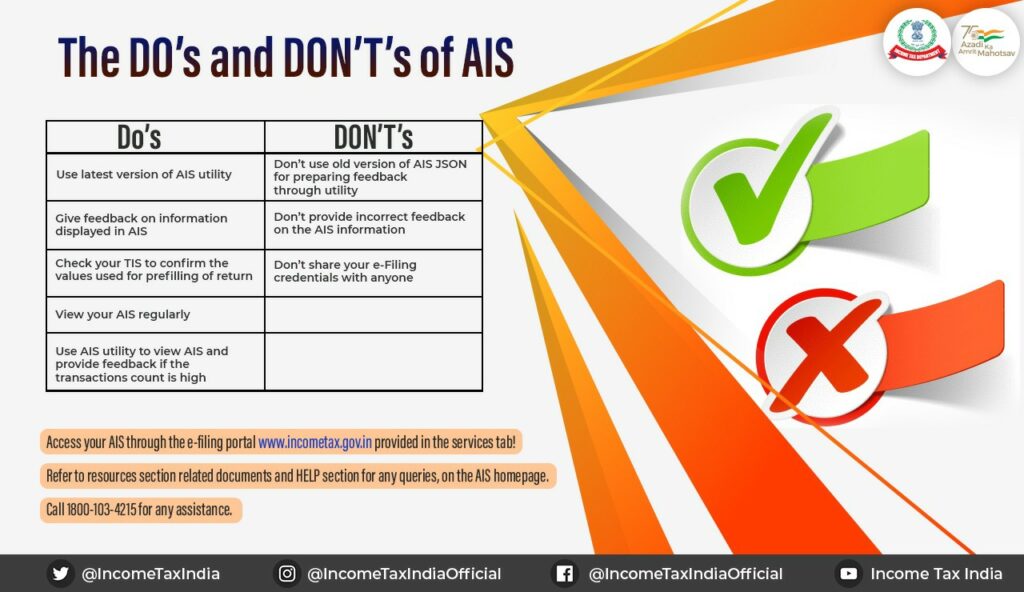 Do's and Dont's of AIS