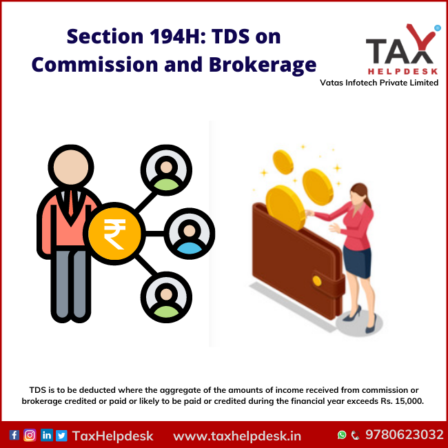 Section 194H TDS On Commission And Brokerage TaxHelpdesk