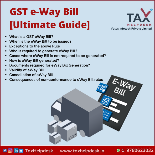 GST E Way Bill Ultimate Guide 