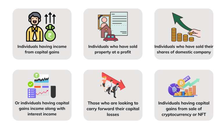 itr-filing-for-capital-gains-itr-online