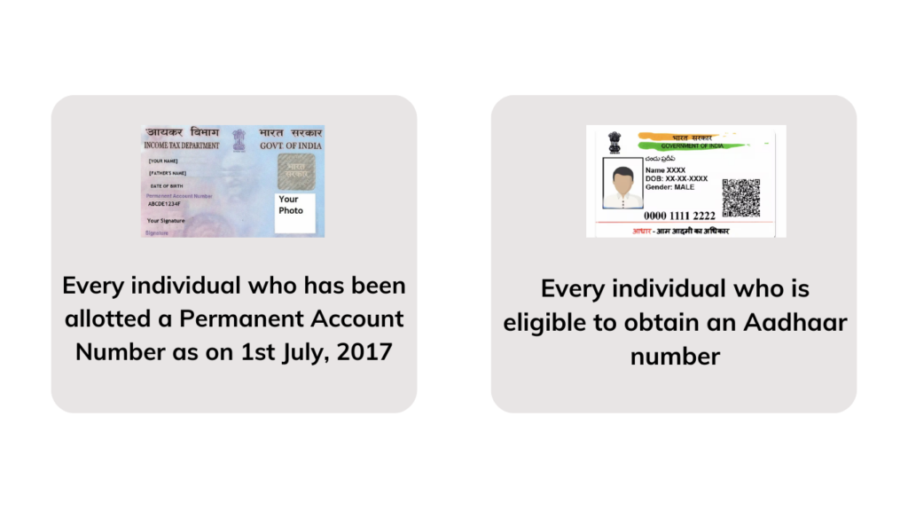 Aadhaar with PAN linking